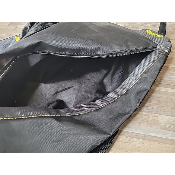 Monarch Pickleball Sling Bag - Black,‎ Gray & Yellow Multiple Pockets Adjustable - Picture 12 of 13